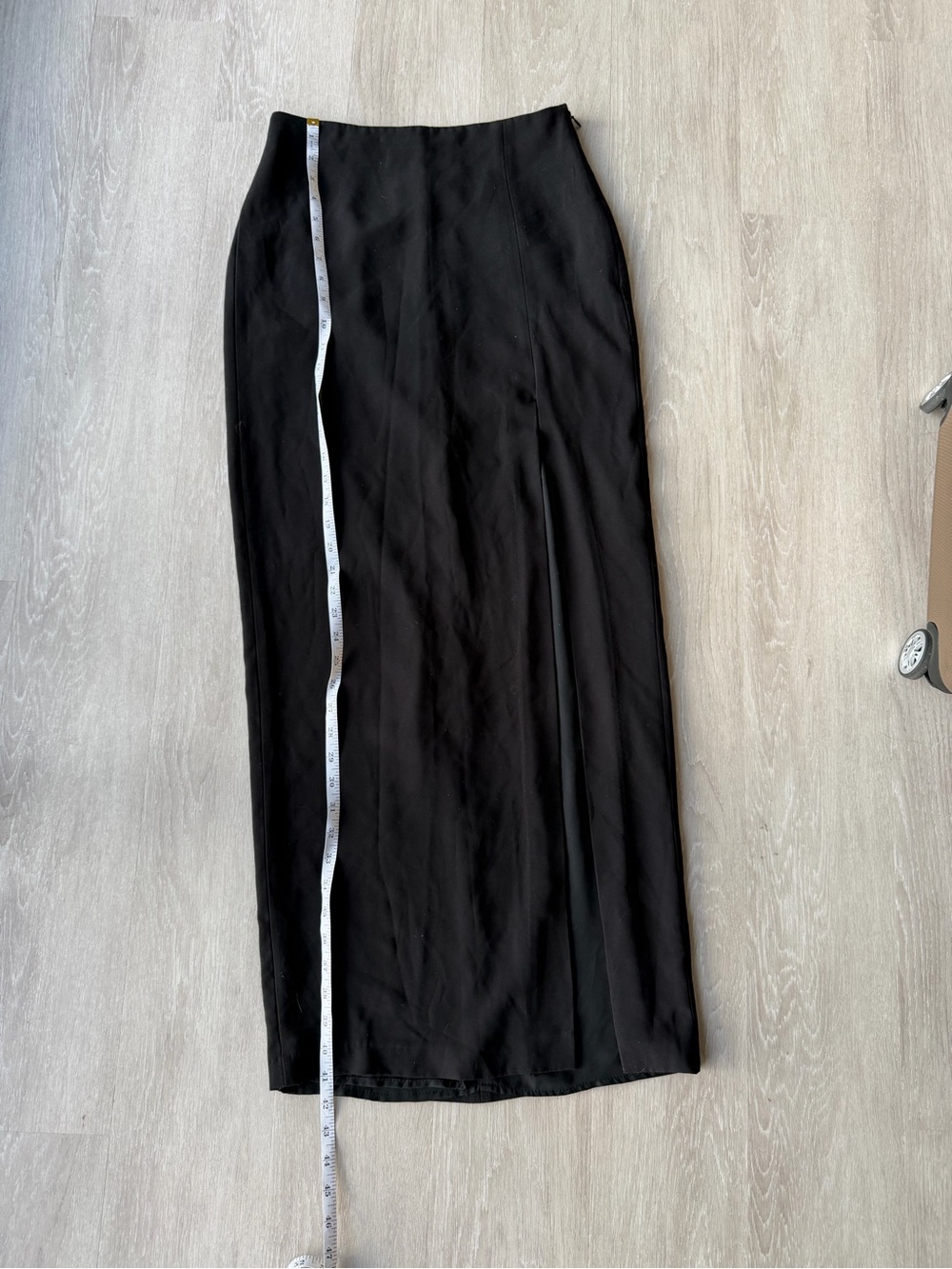 Mango Black Maxi Skirt - Sleek Women's Pencil Silhouette with front slit